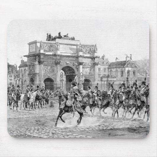 Napoleon ik bekijk zijn troepen muismat (Voorkant)