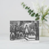 Napoleon ik kom bij de Tuileries Briefkaart (Staand voorkant)