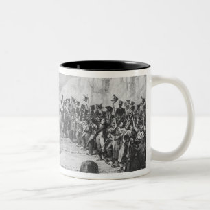 Napoleon Ik kom terug uit Elba Tweekleurige Koffiemok