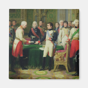 Napoleon ik ontvang Baron Vincent Magneet