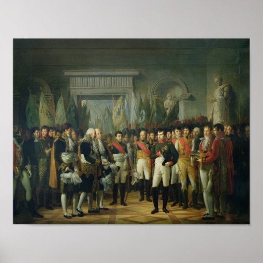 Napoleon Ik ontvang de afgevaardigden Poster (Voorkant)