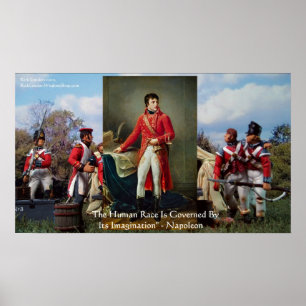 Napoleon "Imagination Rules" Citaat poster sleeve