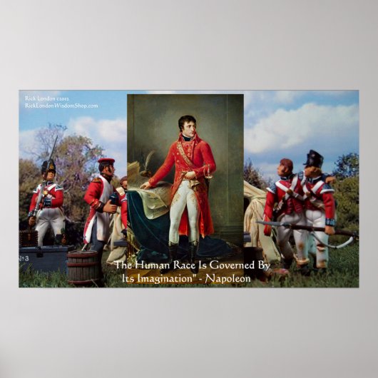 Napoleon "Imagination Rules" Citaat poster sleeve  (Voorkant)