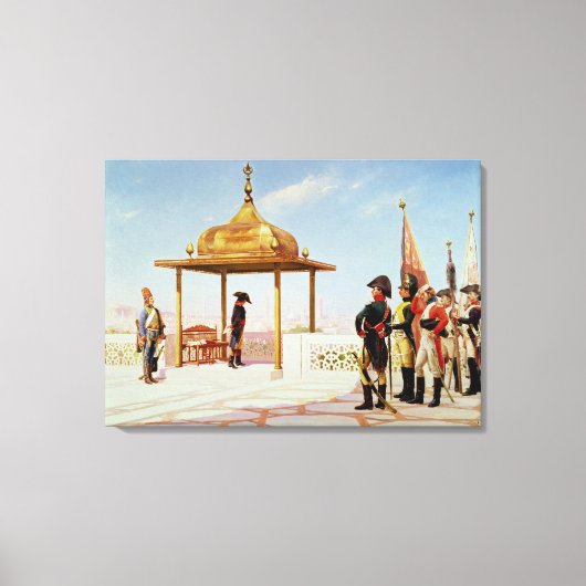Napoleon in Caïro, 1798 Canvas Afdruk (Voorkant)