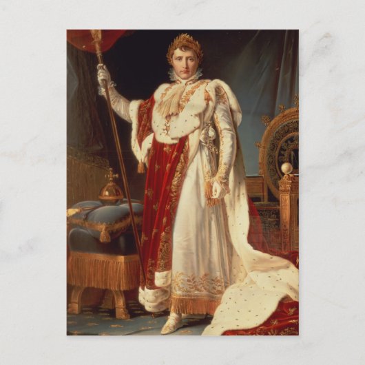 Napoleon in Coronation Robes, c.1804 Briefkaart (Voorkant)