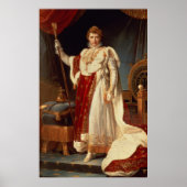 Napoleon in Coronation Robes, c.1804 Poster (Voorkant)