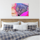 Napoleon in een deken canvas afdruk (Insitu (Slaapkamer))