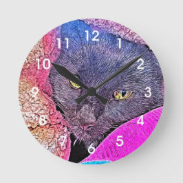 Napoleon in een deken ronde klok