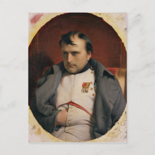 Napoleon in Fontainebleau, 1846 Briefkaart