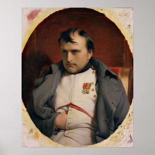 Napoleon in Fontainebleau, 1846 Poster (Voorkant)