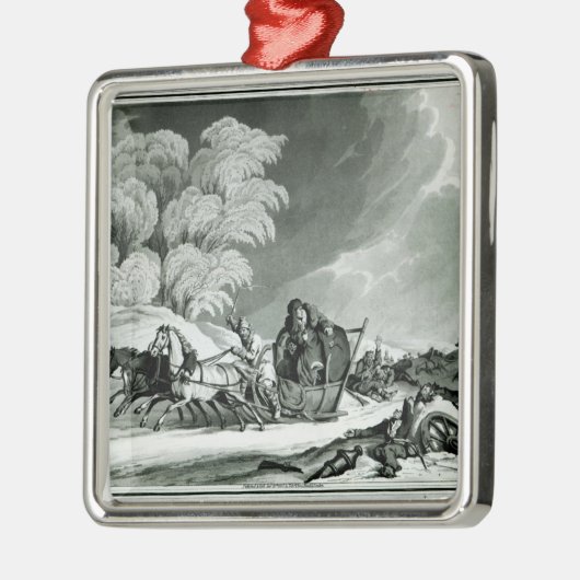 Napoleon in vermomming metalen ornament (Links)