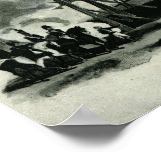 Napoleon in zijn observatorium poster (Hoek)