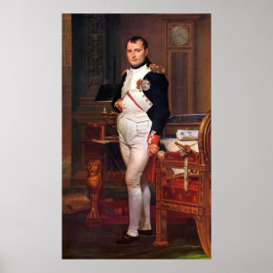 Napoleon in zijn onderzoek poster