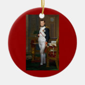 Napoleon in zijn studie over siervissen keramisch ornament (Voorkant)