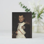 Napoleon in zijn studie van Jacques Louis David Briefkaart (Staand voorkant)