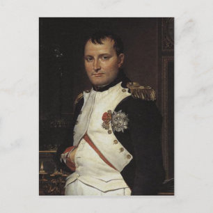Napoleon in zijn studie van Jacques Louis David Briefkaart