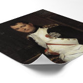 Napoleon in zijn studie van Jacques Louis David Poster (Hoek)