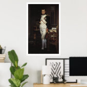 Napoleon in zijn studie van Jacques Louis David Poster (Thuiskantoor)