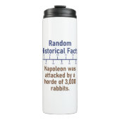 Napoleon is bijgevoegd - historisch feit thermosbeker (Voorkant)