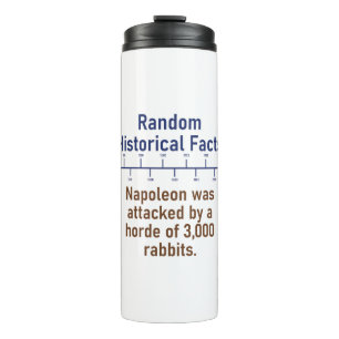 Napoleon is bijgevoegd - historisch feit thermosbeker