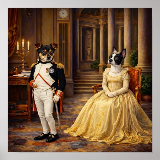 "Napoleon & Josephine" Poster (Voorkant)