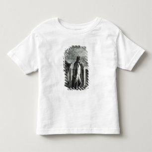 Napoleon kijkt naar de brand in Moskou in 1812 Kinder Shirts