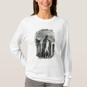 Napoleon kijkt naar de brand in Moskou in 1812 T-shirt