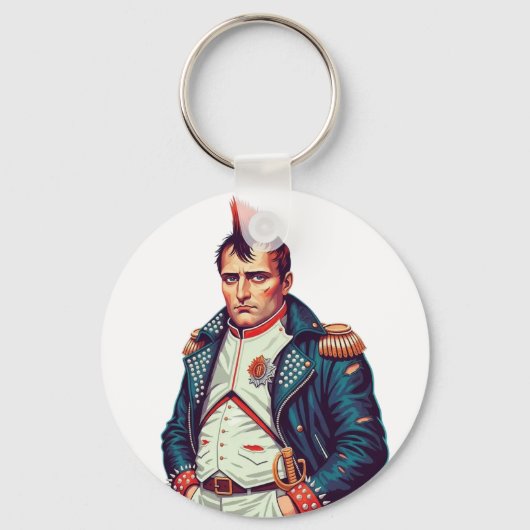 Napoleon kroonkurk opener sleutelhanger (Voorkant)