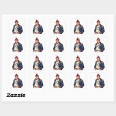 Napoleon kroonkurk opener vierkante sticker (Vel)