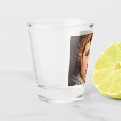 Napoleon Laurel-Krans gekroond held schot glas (Links)