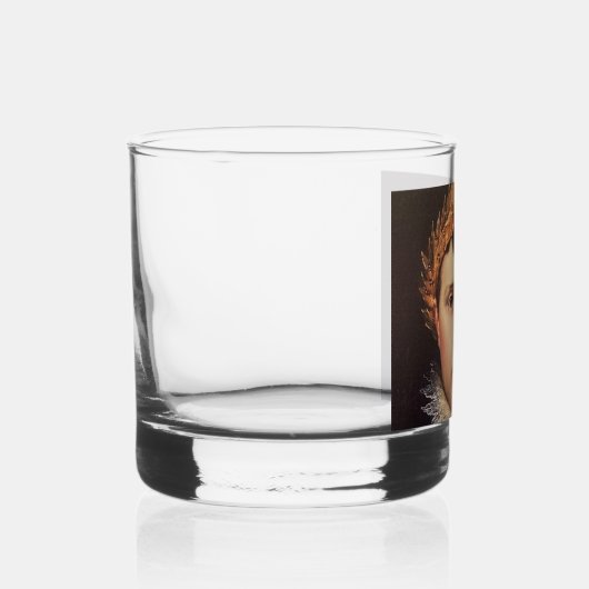 Napoleon Laurel-Krans gekroond Held Whiskey Glas (Rechts)