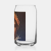 Napoleon Laurel-Krans gekroond Hero Bierblikje Blikvorm Glas (Links)