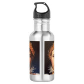 Napoleon Laurel-Wreath gekroond tot held Waterfles (Achterkant)