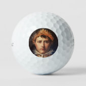 Napoleon laurierkrans gekroonde held golfballen (Voorkant)