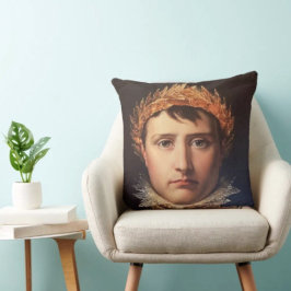 Napoleon laurierkrans gekroonde held kussen