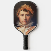 Napoleon laurierkrans gekroonde held  pickleball paddle (Voorkant)
