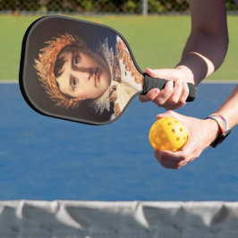 Napoleon laurierkrans gekroonde held pickleball paddle