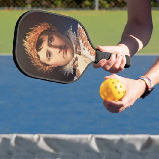 Napoleon laurierkrans gekroonde held  pickleball paddle