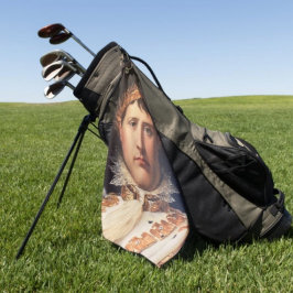 Napoleon lauwerkrans gekroonde held golfhanddoek