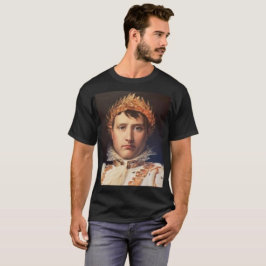 Napoleon lauwerkrans gekroonde held t-shirt