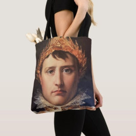 Napoleon lauwerkrans gekroonde held tote bag