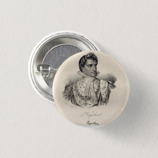 Napoleon Le Grand Ronde Button 3,2 Cm (Voorkant /achterkant)