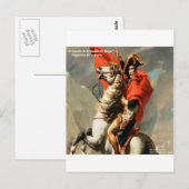 Napoleon & "Leider" Citaat Briefkaart (Voorkant / Achterkant)