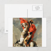 Napoleon & "Leider" Citaat Briefkaart (Voorkant / Achterkant)