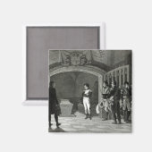 Napoleon Meditating voor de Tomb Magneet (Voorkant / Achterkant)