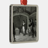 Napoleon Meditating voor de Tomb Metalen Ornament (Rechts)