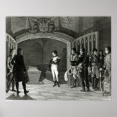 Napoleon Meditating voor de Tomb Poster (Voorkant)