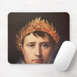 Napoleon met lauwerkrans gekroonde held muismat