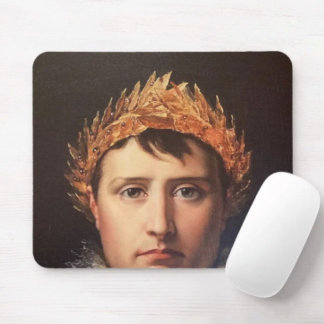 Napoleon met lauwerkrans gekroonde held  muismat