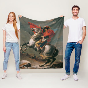 Napoleon met paard, Slag bij de St. Bernardpas Fleece Deken